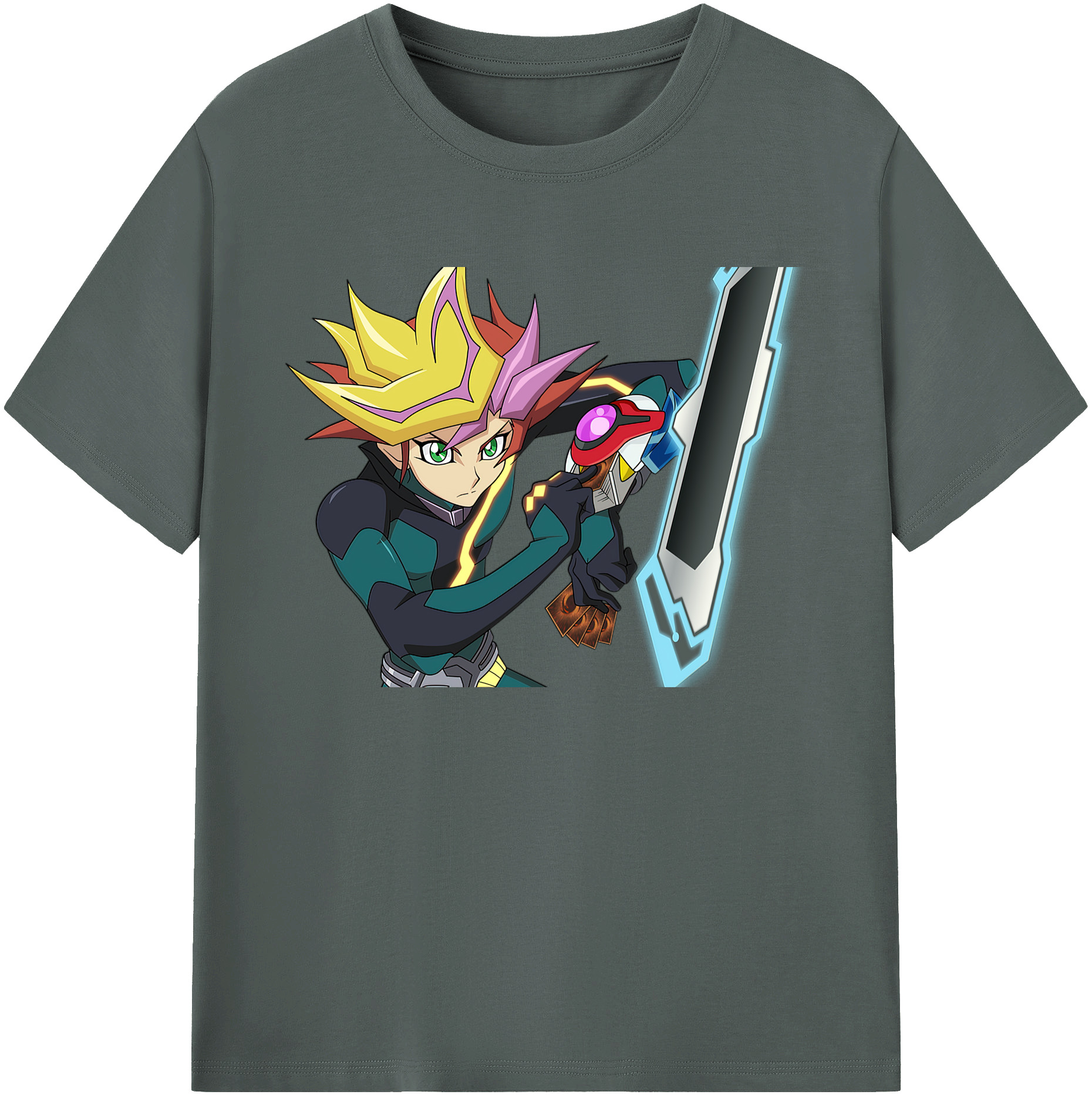 （画像用） 遊☆戯☆王 Yu-Gi-Oh! 綿100％ メンズ半袖Tシャツ｜肌触りやわらか＆通気性